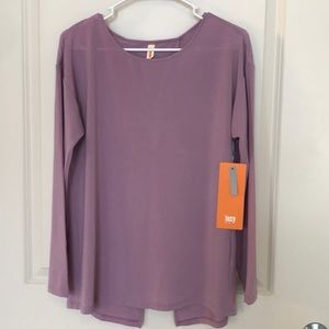 Lucy Small Lavendar Active Long Sleeve Relaxed Fit